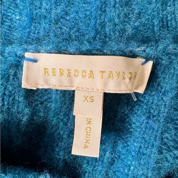 Rebecca Taylor Lofty Alpaca Puff Sleeve Sweater Size XS - Picture 14 of 16